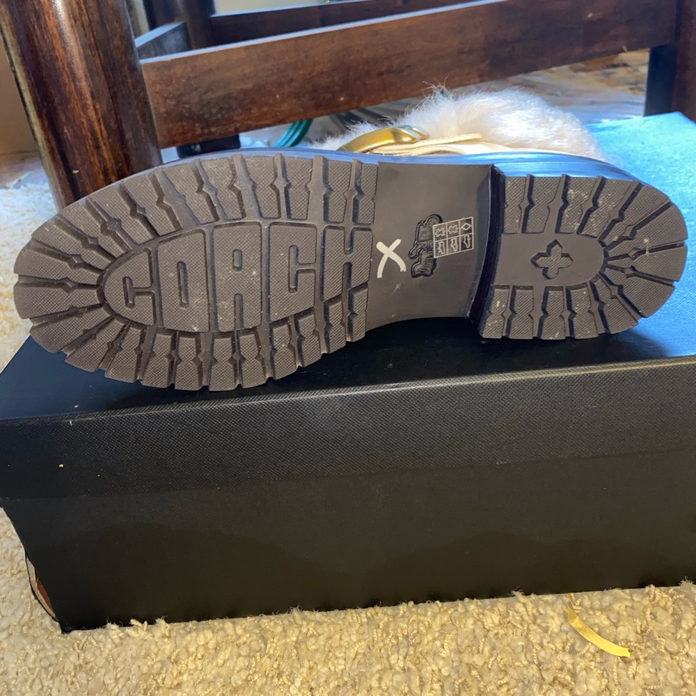 ORIGINAL COACH Leather&Fur boots  9 ( EUR 39.5) - Picture 4 of 11